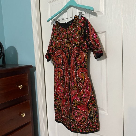 ASOS Premium Embroidered Shift Dress - Picture 4 of 7